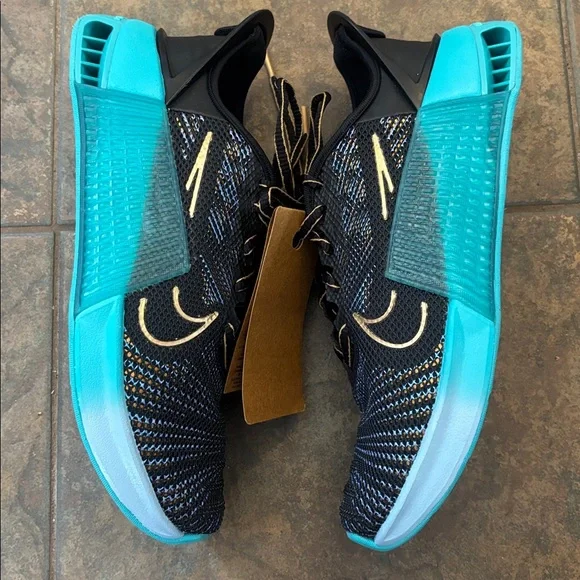 NWT Nike Metcon 9 AMP Shoes in Black Dusty Cactus Psychic Blue 7.5 - Picture 4 of 10